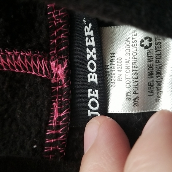 Joe Boxer Girl's Full-Zip Hoodie - Picture 7 of 10